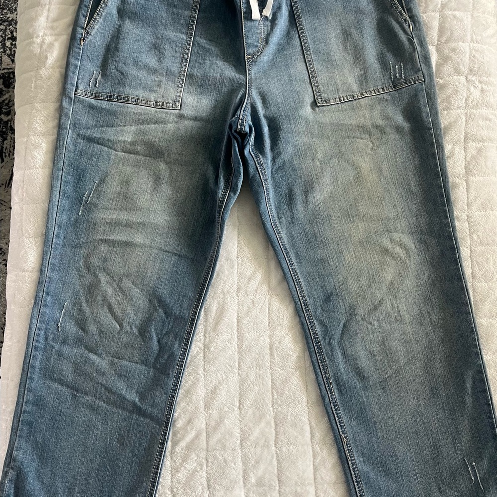 INC International Concepts Light Blue Relaxed Jeans